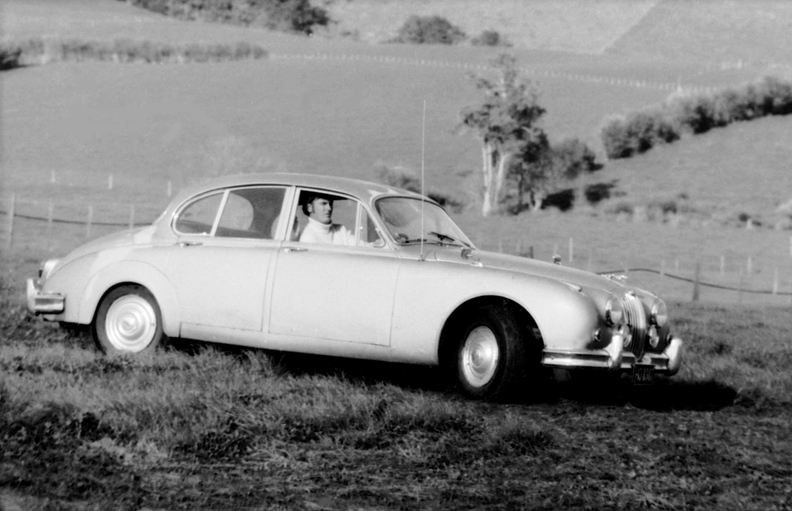 Mark in his Mk II Jag